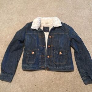 Gap Kids XL blue jeans jacket 005